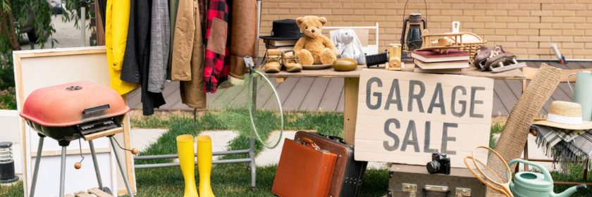 Plan your garage sale before moving
