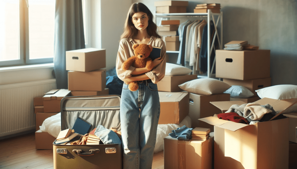 Long Distance Moving Tips for Stress-Free Relocation 1 A person deciding which items to bring or leave behind during long distance moving