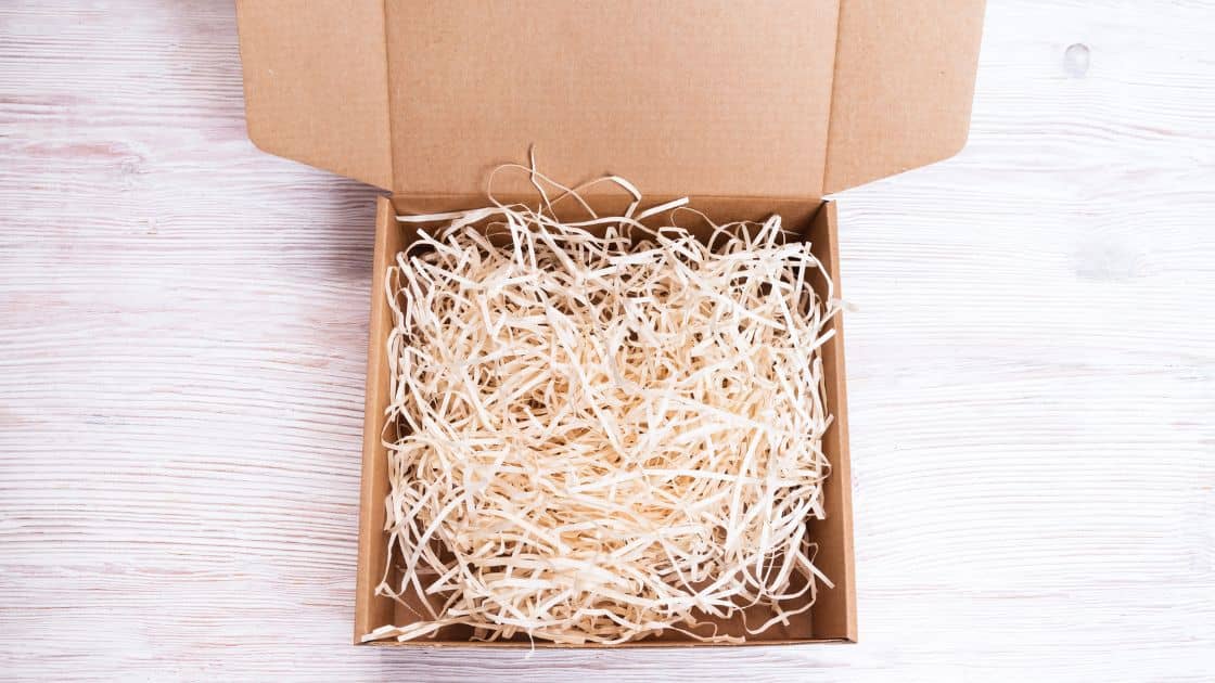 A quality packing box is essential for fragile items.